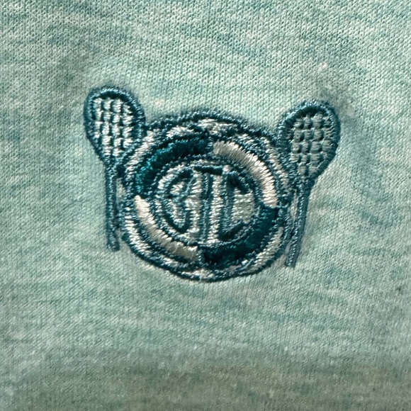 Peter Millar Aqua Blue Polo Shirt Size XL - Picture 4 of 5